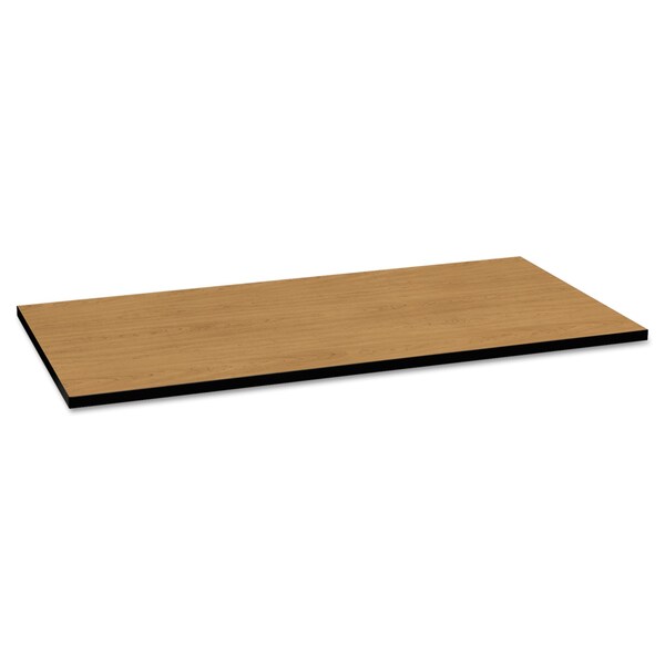 Hon Rectangle Table Top, 60" X 30" X 1.13", Harvest/Black Top, High